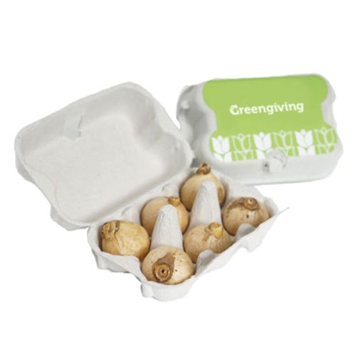 Aeggebakke med 6 blomsterlog - Billede 1